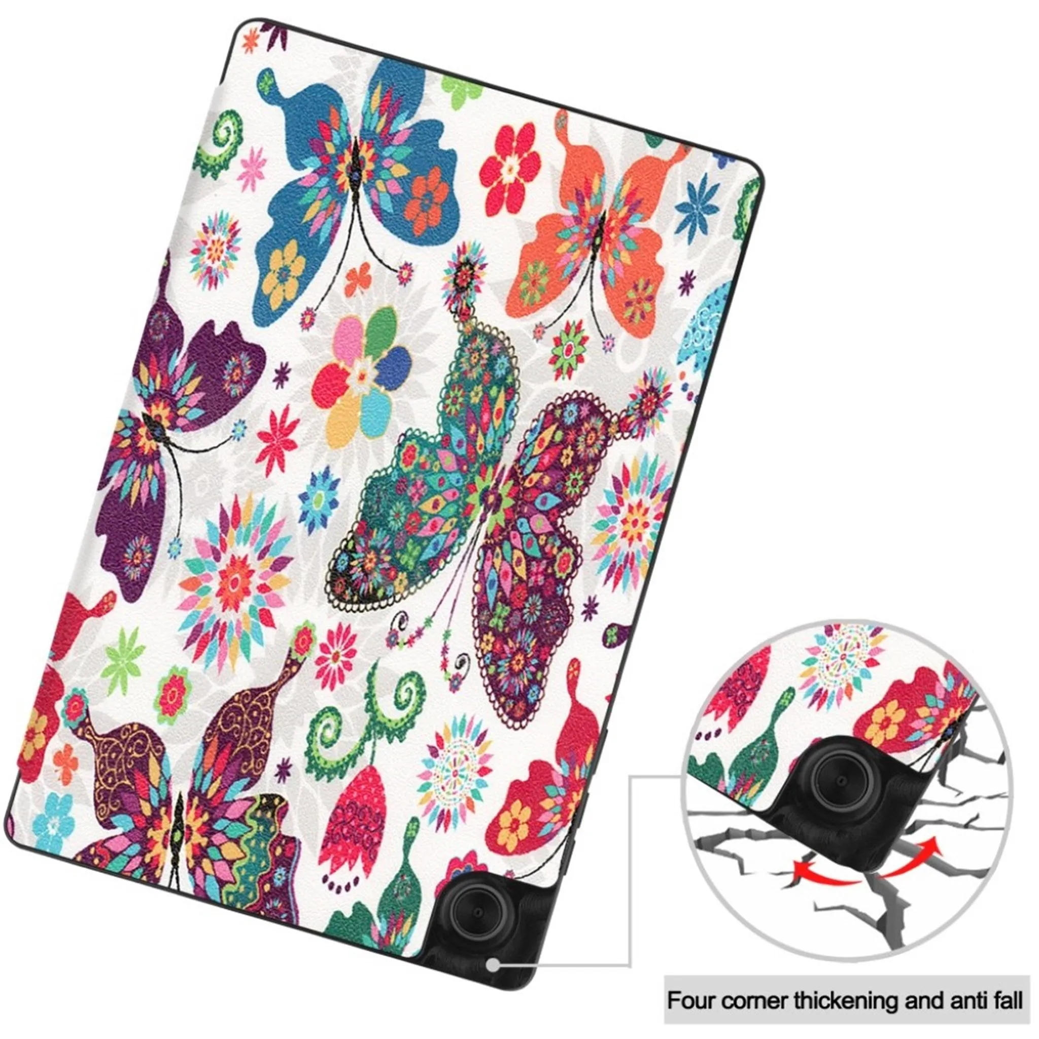 Lenovo Tab M10 HD Gen 2 patterned leather case - Colorful Butterfly