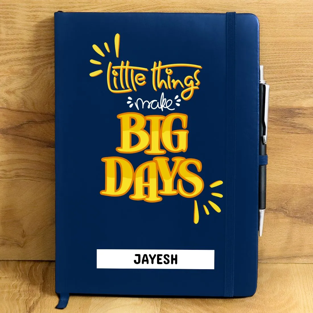 Little Things Make Big Days Personalized Diary