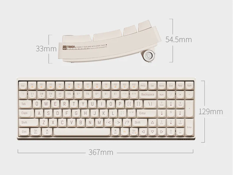 Lofree Loflick100/Loflick68 Triple Mode Connection Mechanical keyboard