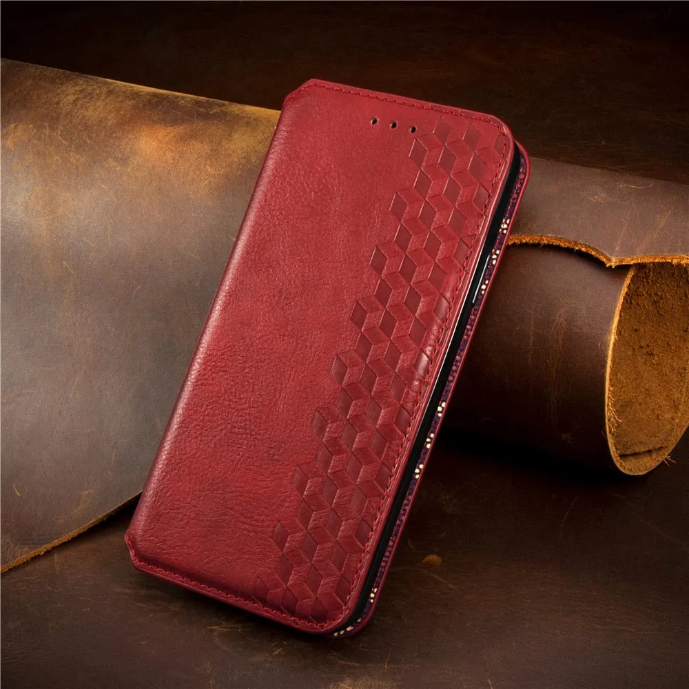 Luxury Leather Flip/Wallet Style Case For iPhone