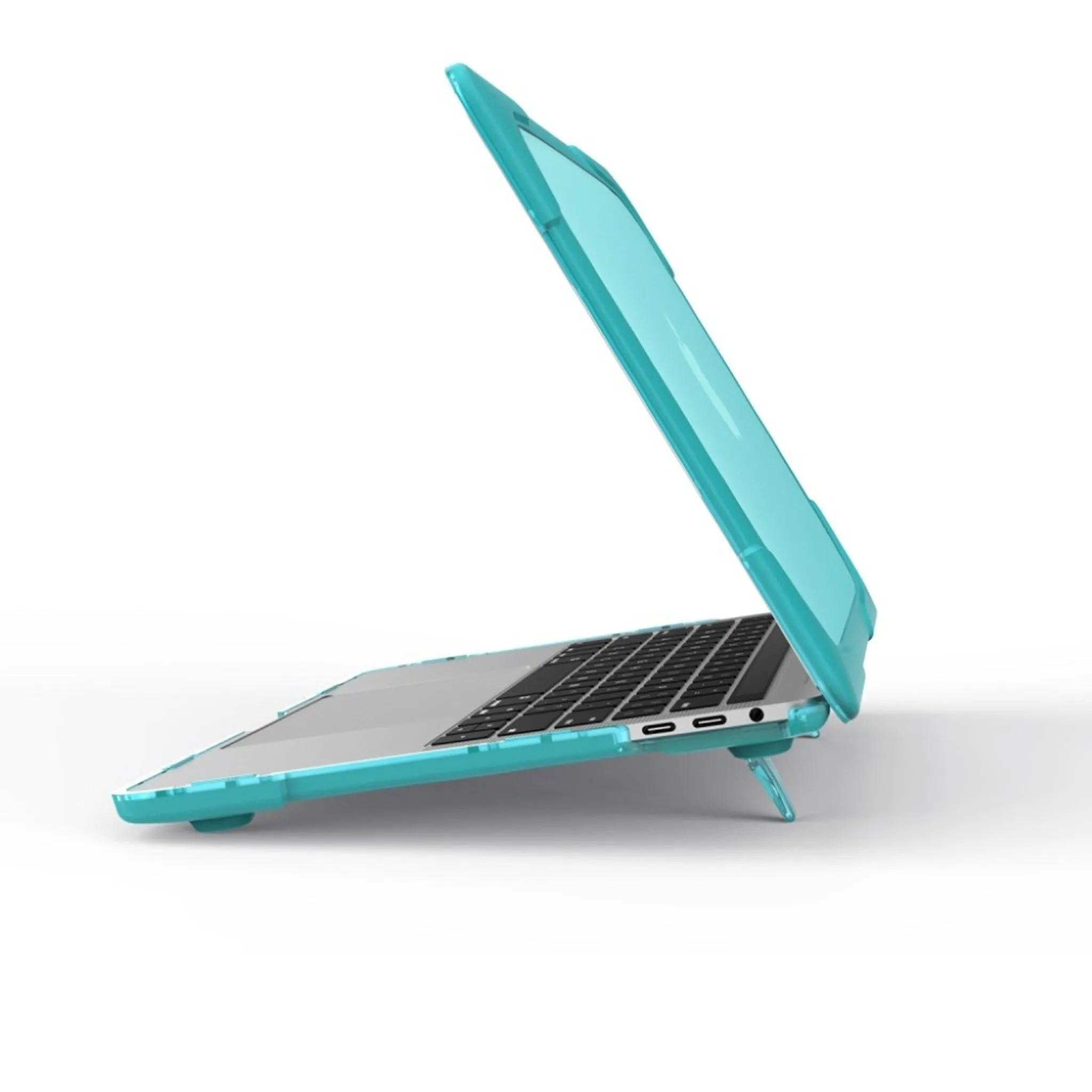 MacBook Pro 13 Touchbar 2-piece hybrid case - Cyan