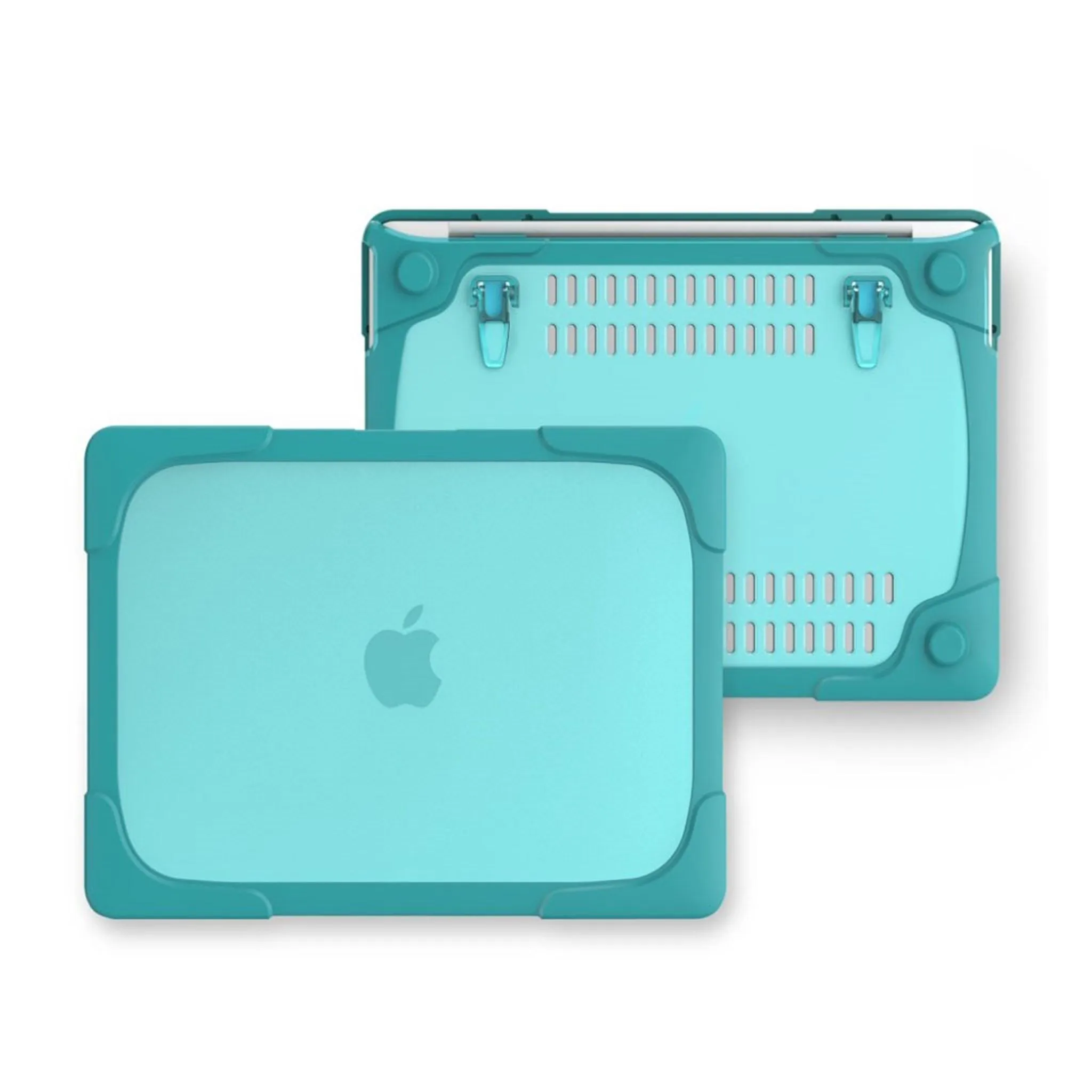 MacBook Pro 13 Touchbar 2-piece hybrid case - Cyan