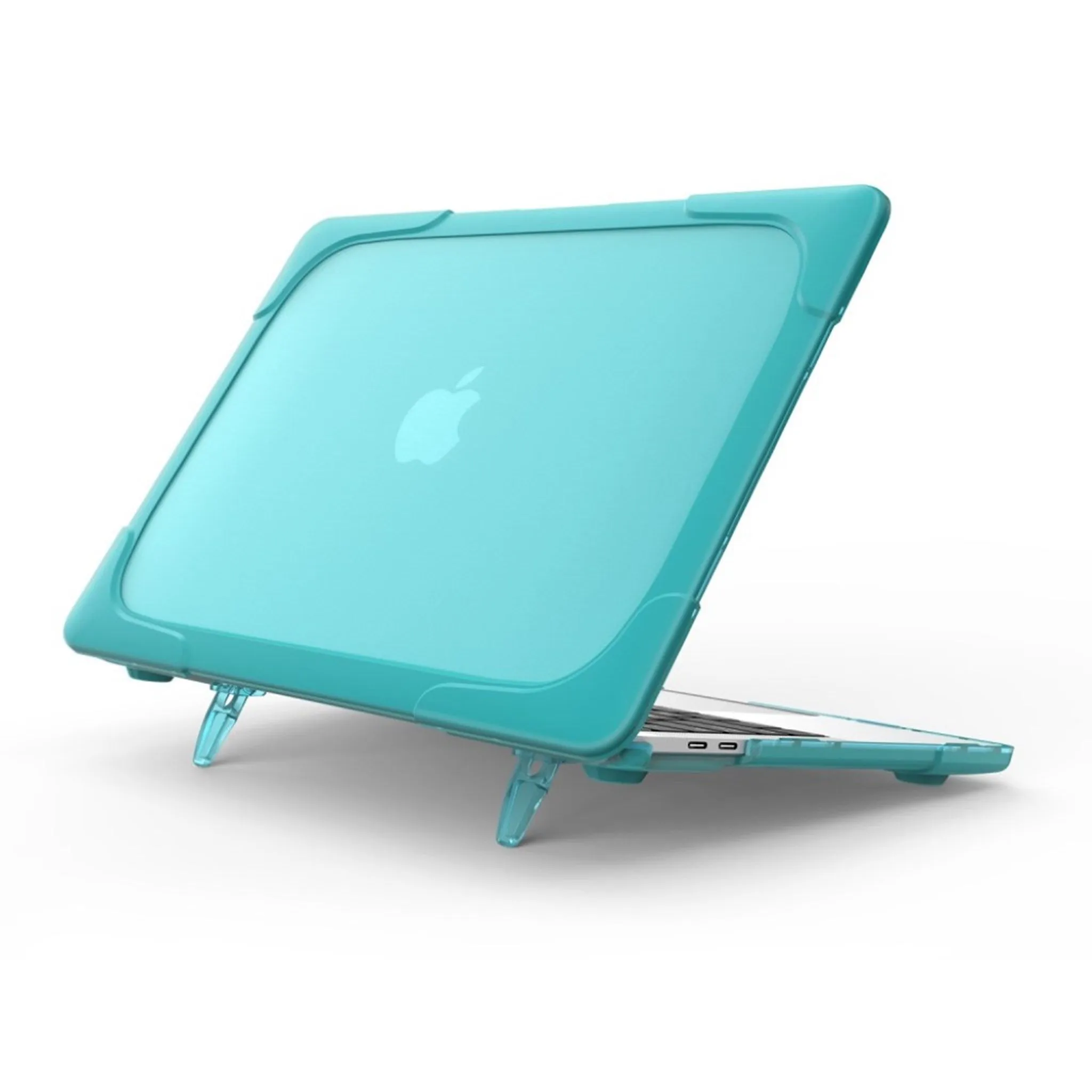 MacBook Pro 13 Touchbar 2-piece hybrid case - Cyan