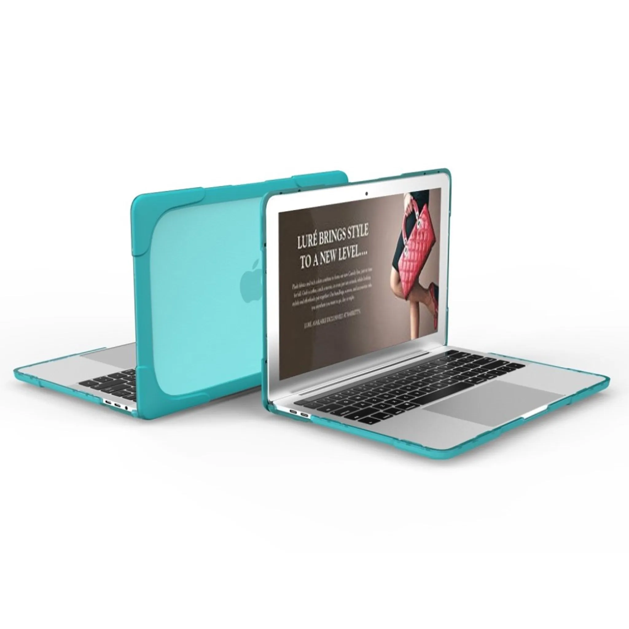 MacBook Pro 13 Touchbar 2-piece hybrid case - Cyan