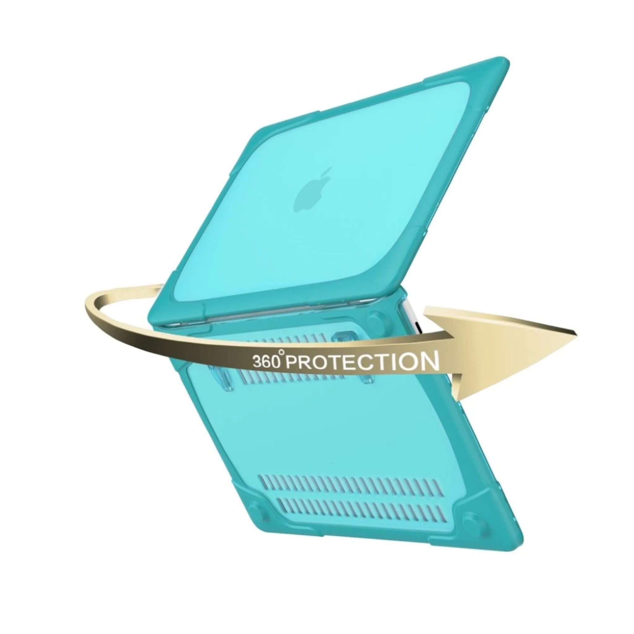 MacBook Pro 13 Touchbar 2-piece hybrid case - Cyan