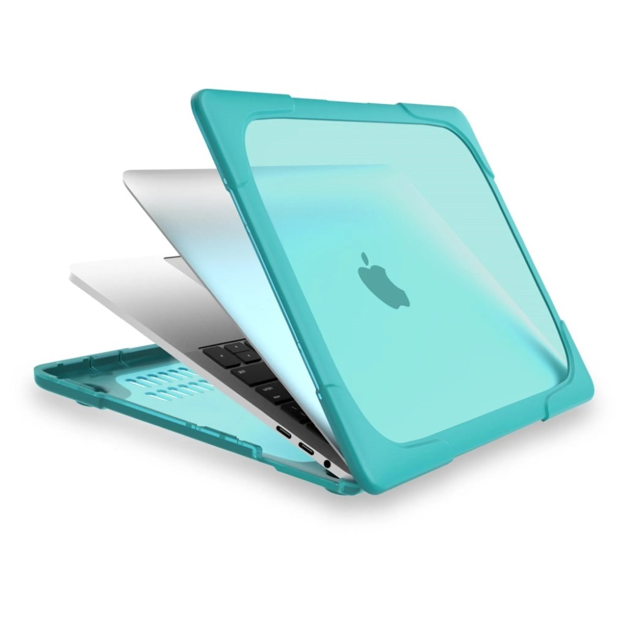 MacBook Pro 13 Touchbar 2-piece hybrid case - Cyan