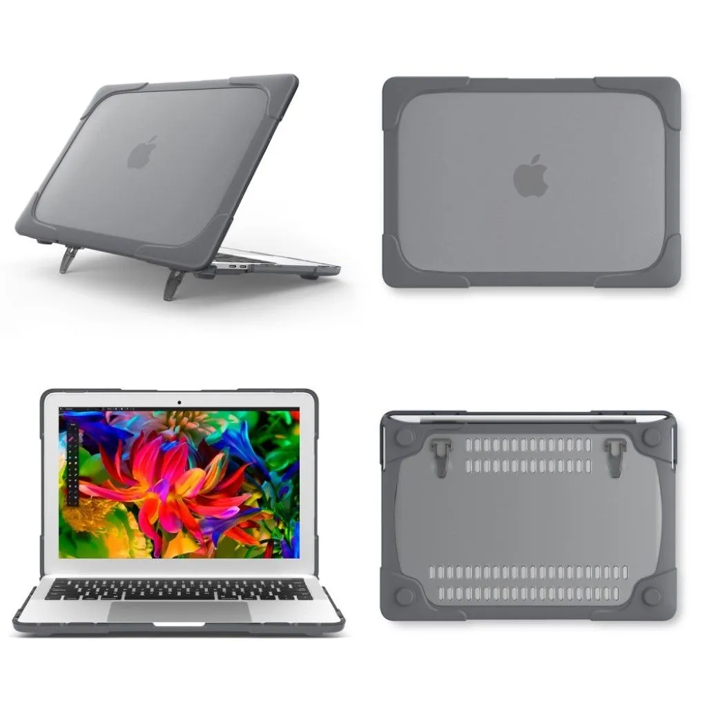 MacBook Pro 13 Touchbar 2-piece hybrid case - Grey