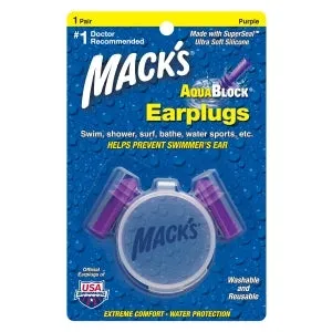 MACKS Aqua Block Earplugs - 1pair