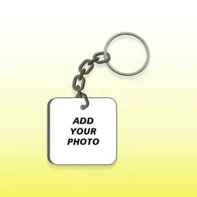 Mdf Square Shape Mdf Key Chain