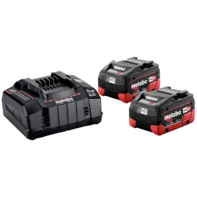 Metabo Basic Set 18V 2 X 5.5Ah LIHD Batteries & ASC145 Charger