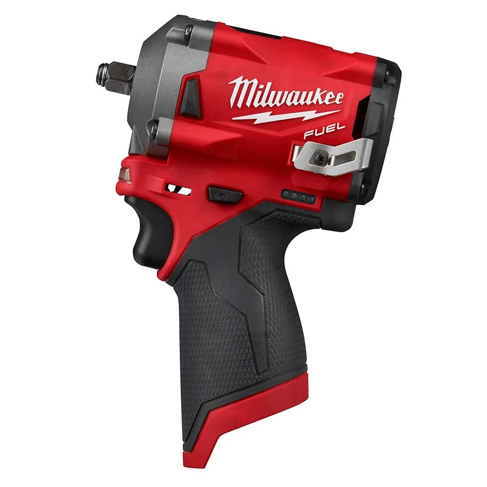 Milwaukee 2554-80 M12 FUEL 12V 3/8" Stubby Impact Wrench-Bare Tool-Reconditioned