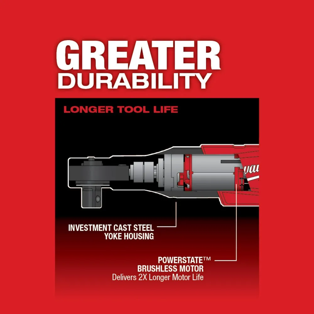 Milwaukee 2558-22 M12 FUEL 12V 1/2-Inch 60-Ft-Lbs. Li-Ion Cordless Ratchet Kit