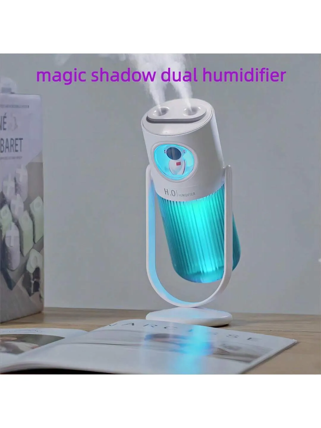 Mini Humidifier, Dual Mist Spray Humidify Device