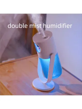 Mini Humidifier, Dual Mist Spray Humidify Device