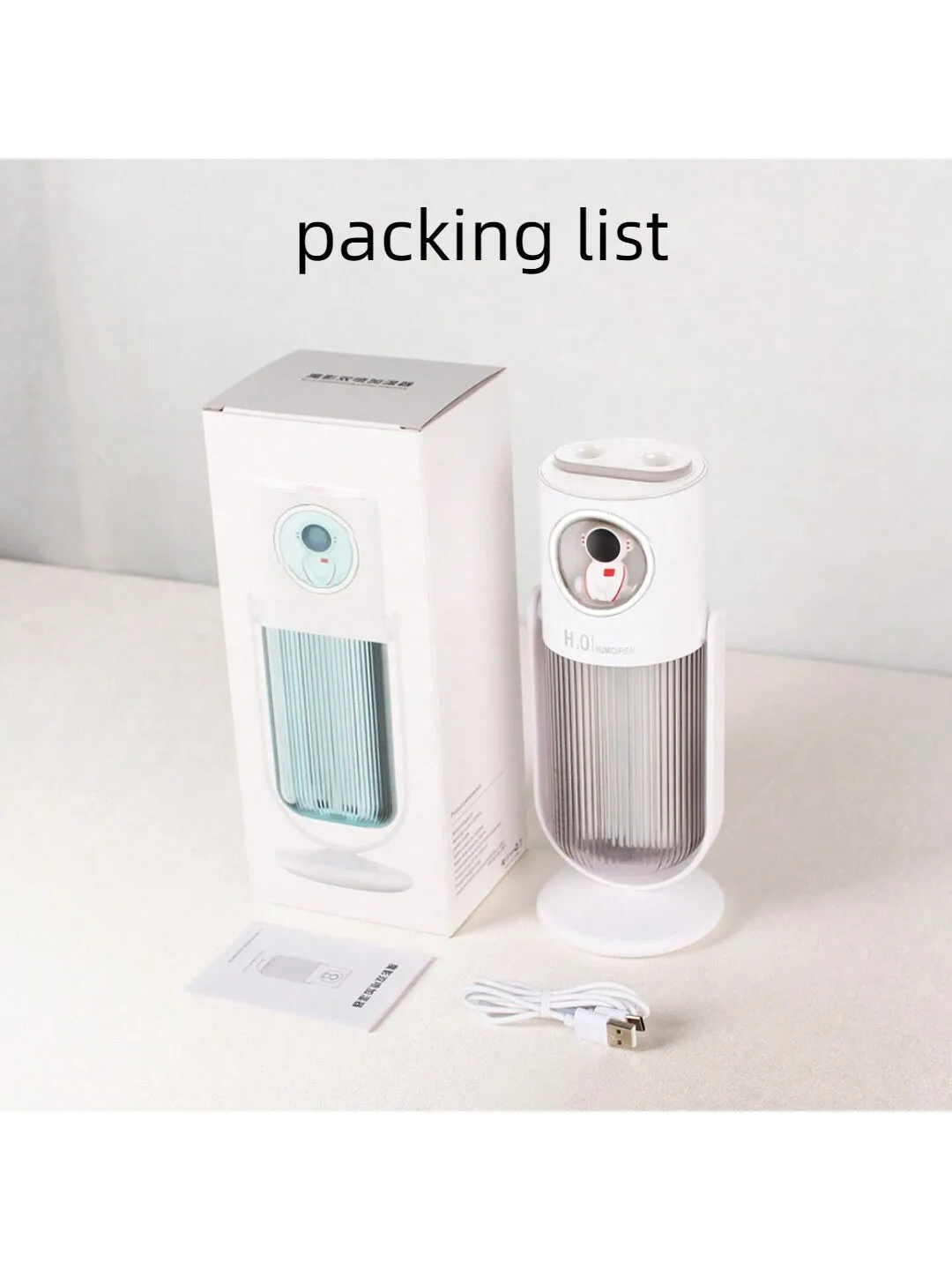 Mini Humidifier, Dual Mist Spray Humidify Device