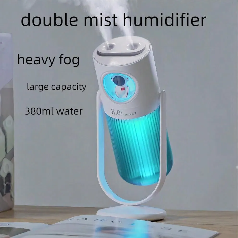 Mini Humidifier, Dual Mist Spray Humidify Device