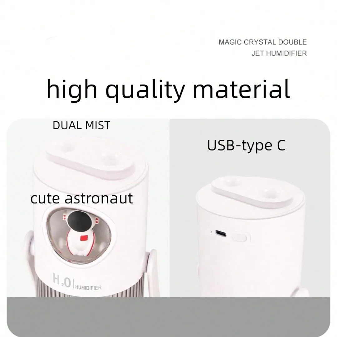 Mini Humidifier, Dual Mist Spray Humidify Device