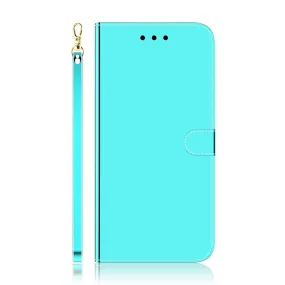 Mirror Nokia C10 / C20 flip case - Cyan