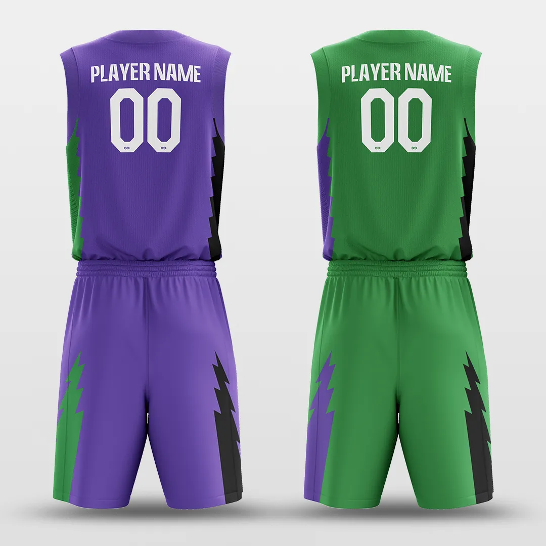 Monster - Customized Reversible Sublimated Basketball Set