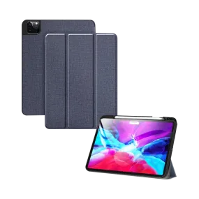 Mutural ® Smart Flip back Cover with Pencil holder for iPad