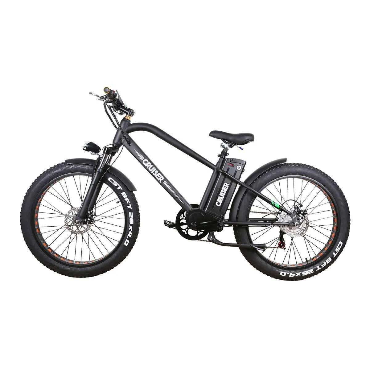 Nakto Super Cruiser 26" 500W 48V 12ah Fat Tire Electric Bicycle