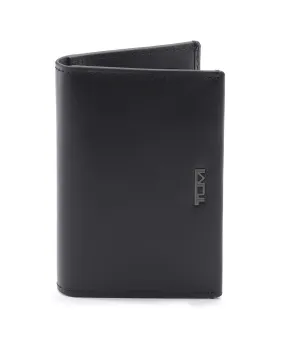 NASSAU Multi Window Card Case - Black Smooth