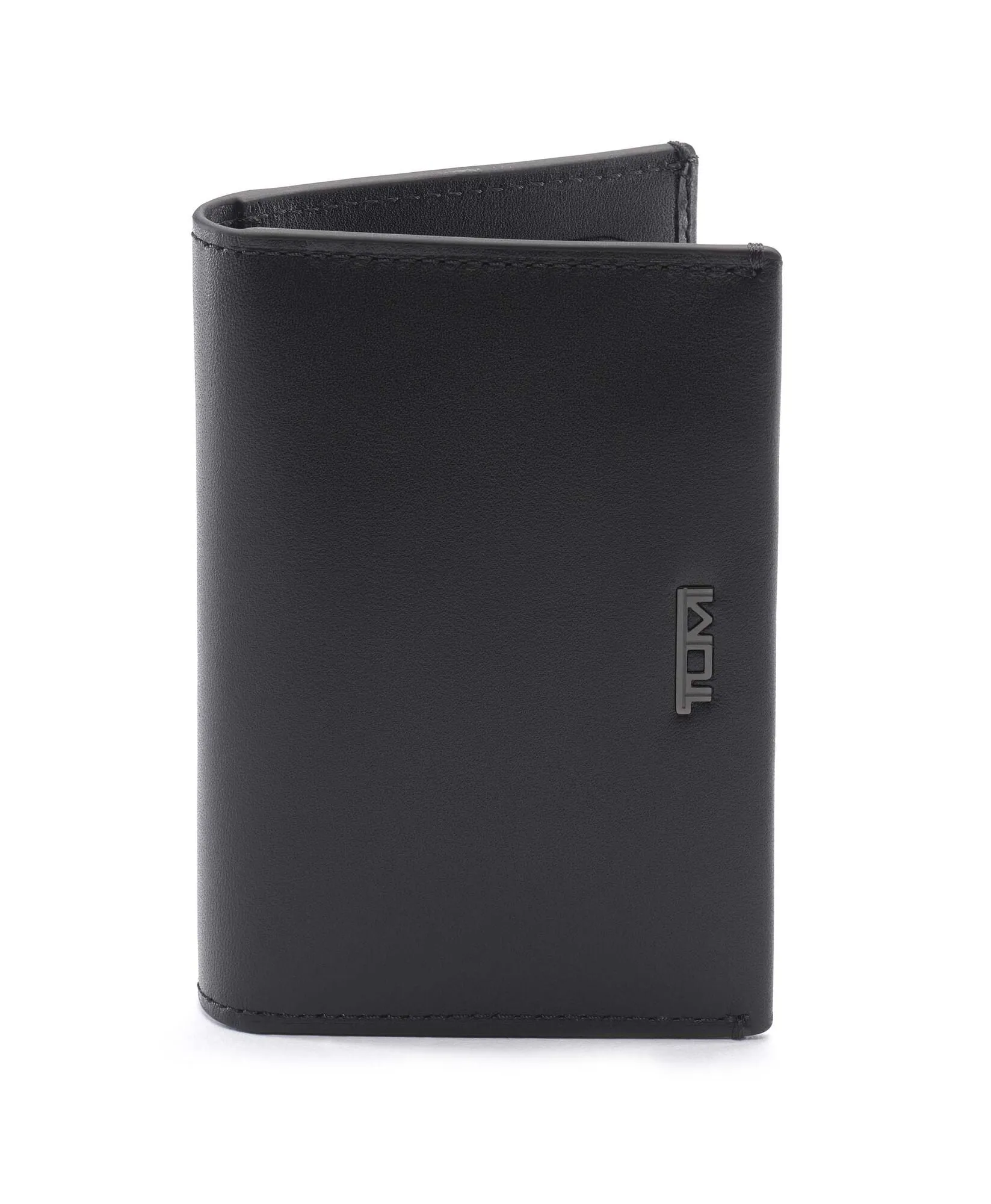 NASSAU Multi Window Card Case - Black Smooth