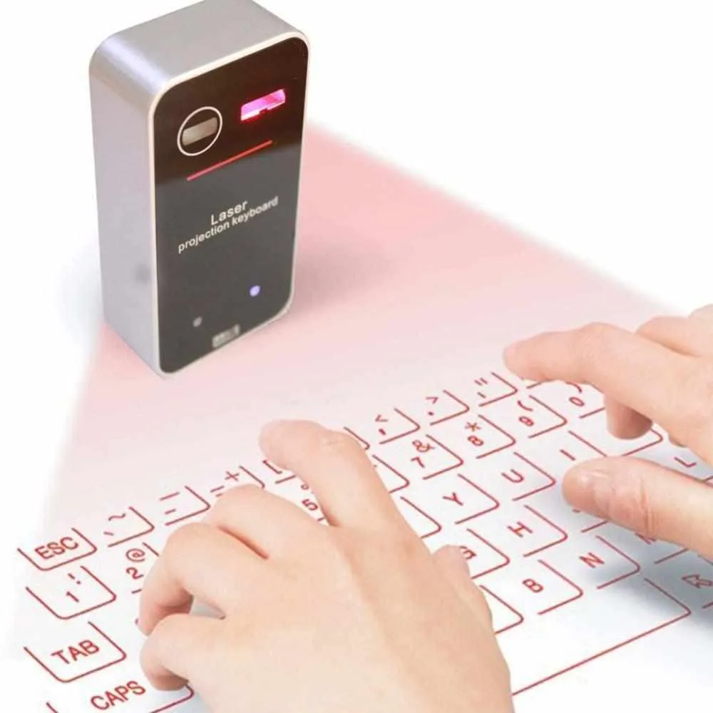 New Bluetooth Laser Projection Keyboard - Virtual Keyboard for Smartphone PC Tablet Laptop Computer