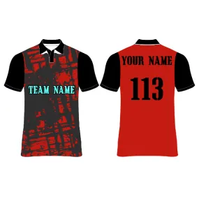 NEXT PRINT All Over Printed Customized Sublimation T-Shirt Unisex Sports Jersey Player Name & Number, Team Name.NP00800113