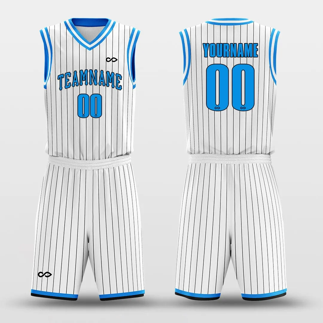 Ocean White - Customized Basketball Jersey Design for Team