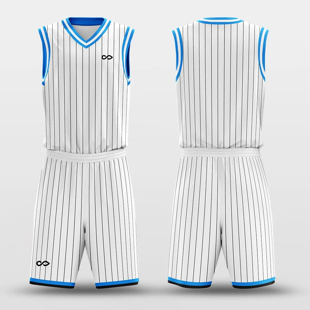 Ocean White - Customized Basketball Jersey Design for Team