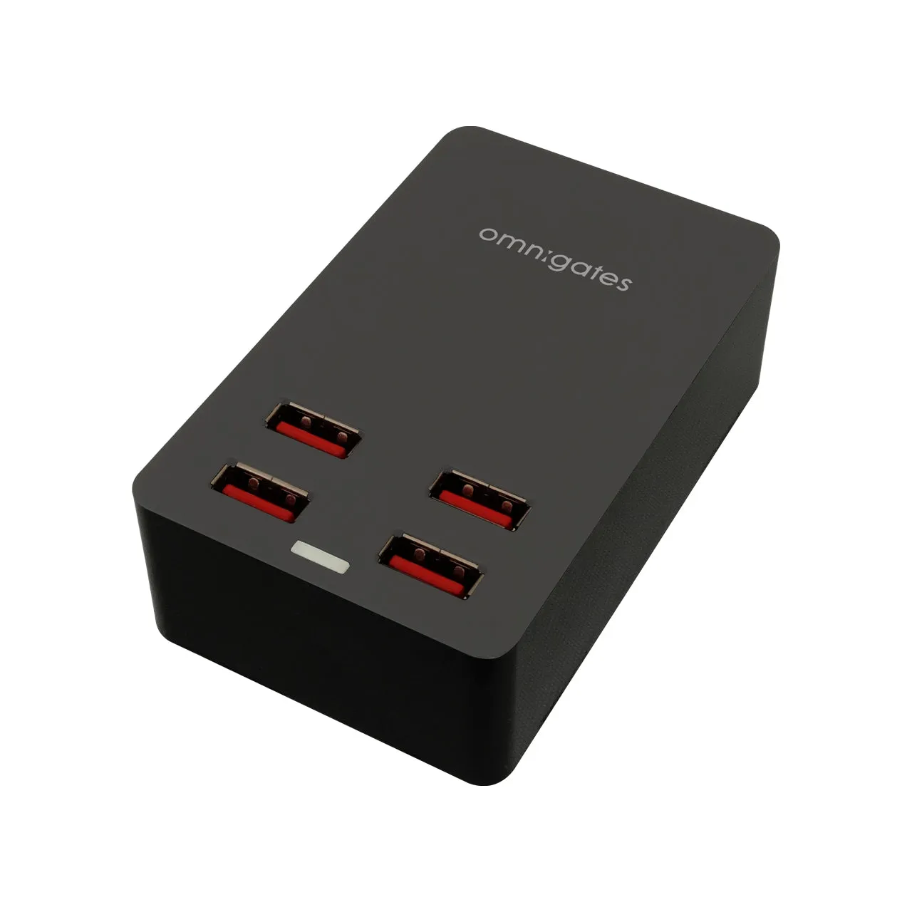 Omnigates Mach 4-Port USB Smart Charger, 5V/2.4A w. Smart IC