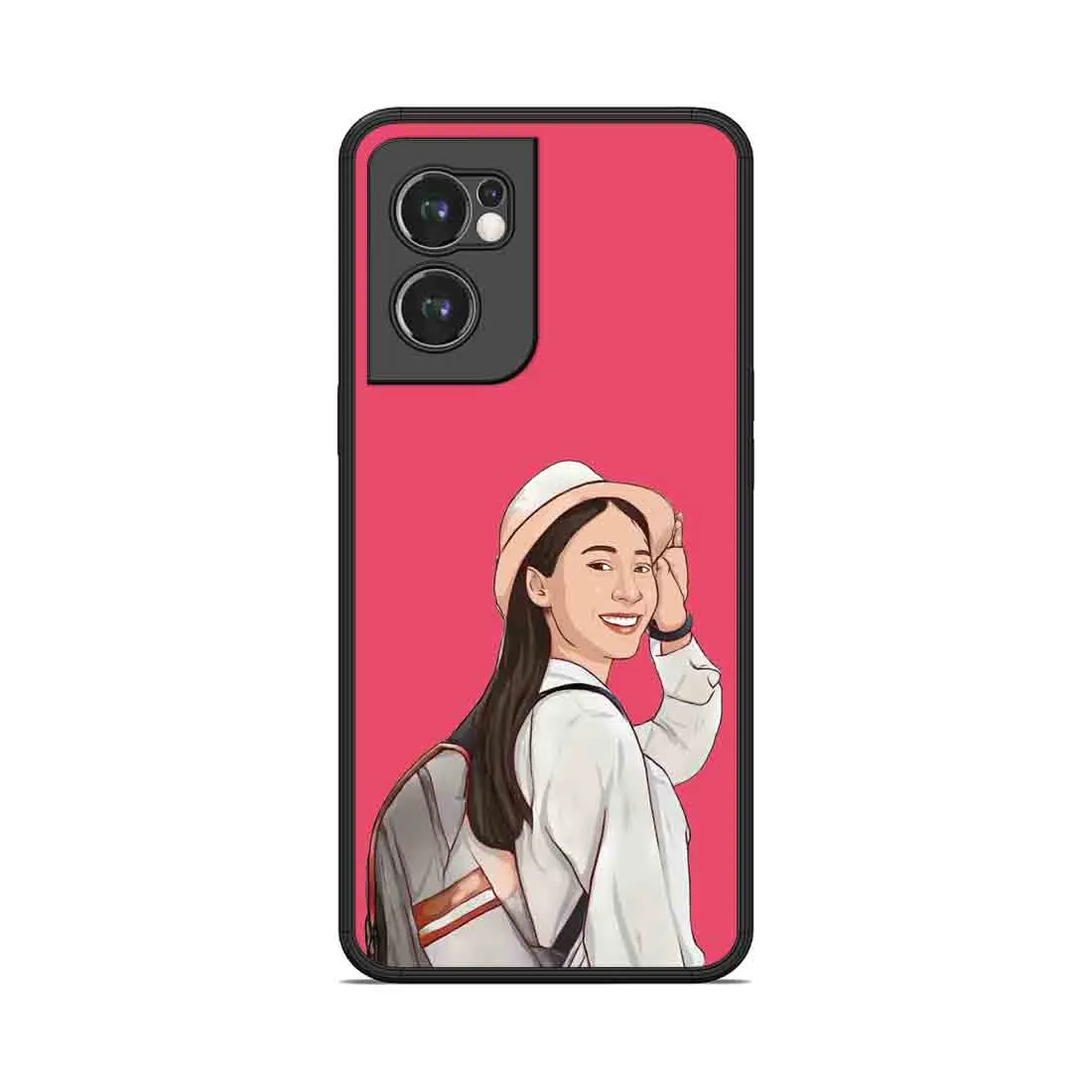 One Plus Nord CE 2 5G Back Cover with Photo Customized One Plus Cases Design Back Cases - Cartoonify From Photo