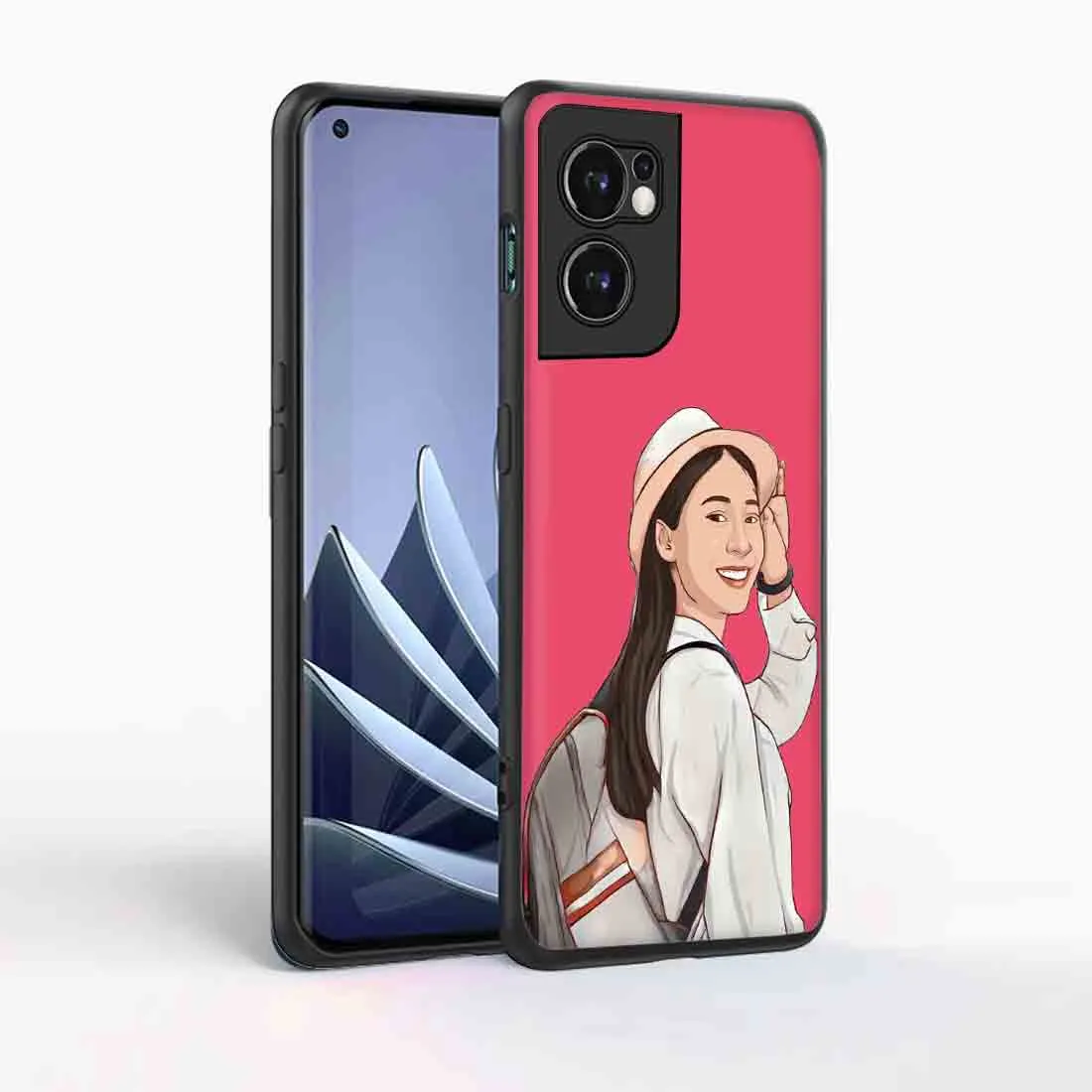 One Plus Nord CE 2 5G Back Cover with Photo Customized One Plus Cases Design Back Cases - Cartoonify From Photo