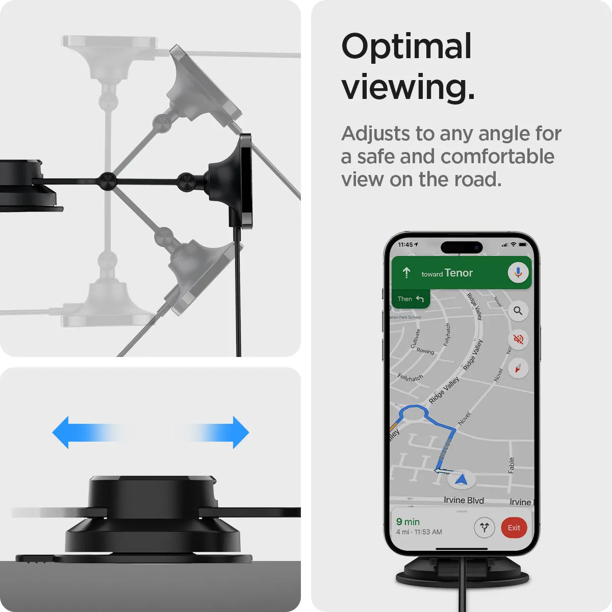 OneTap Pro 3 Dashboard Car Mount | ITS35W-3 (MagFit)