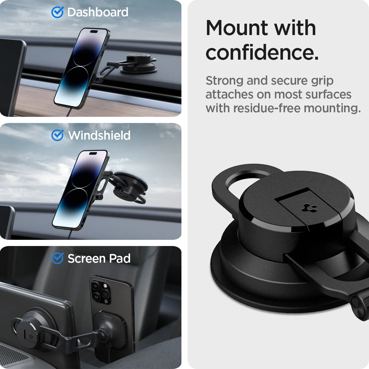 OneTap Pro 3 Dashboard Car Mount | ITS35W-3 (MagFit)