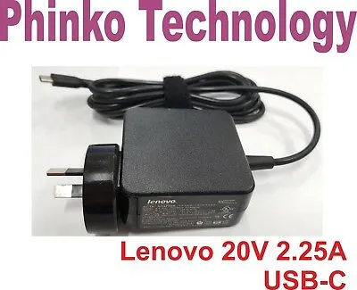 Original Adapter Charger For Lenovo S2 2017 YOGA 910 YOGA 720 USB-C Type-C