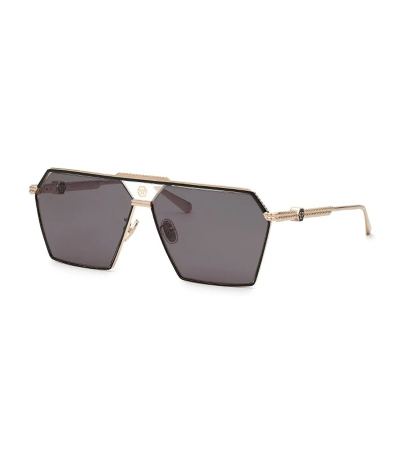 Philipp Plein Men's Grey Geometric Sunglasses