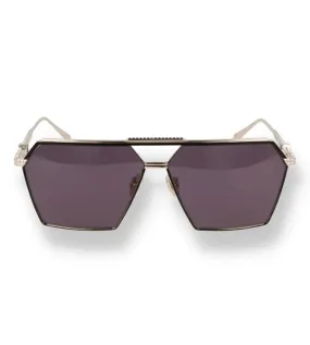 Philipp Plein Men's Grey Geometric Sunglasses