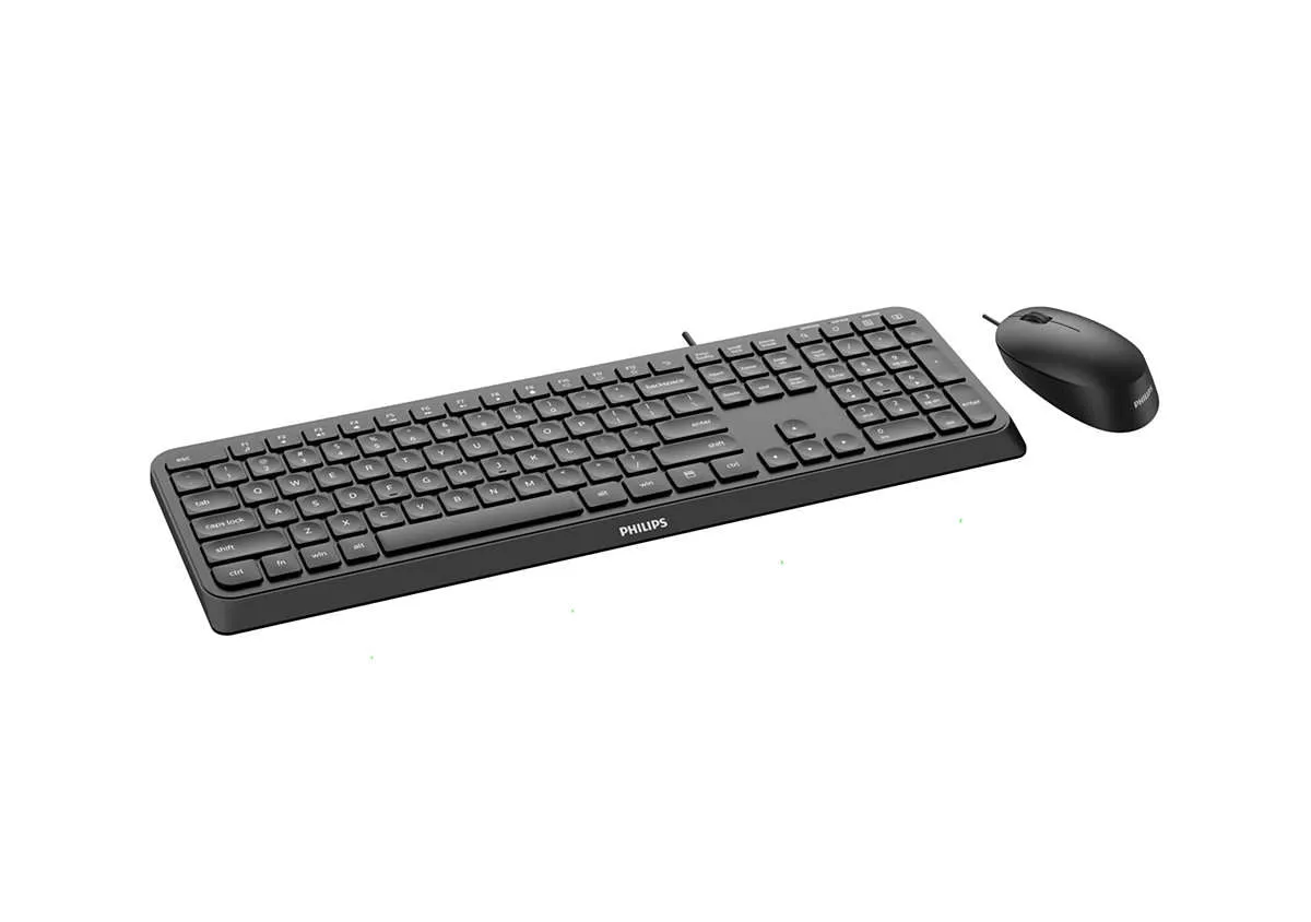 Philips 2000 Series Spt6207b - Keyboard And Mouse Set - Usb - Qwerty