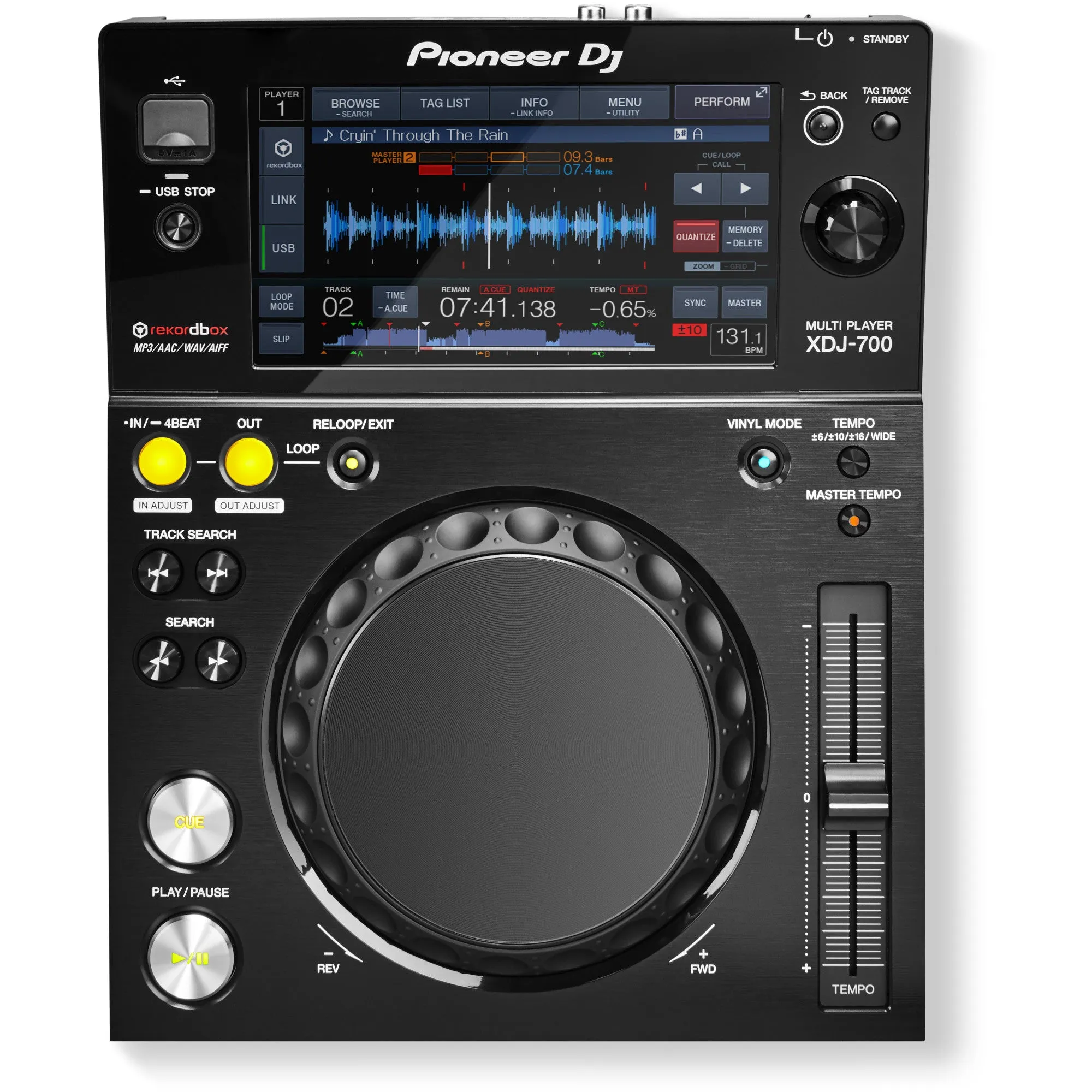 Pioneer DJ XDJ-700 Compact DJ Multi-Player, Professional Audio Mixer Equipment