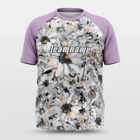 Pixel Flower - Customized Baggy Shoulder Short Sleeve Jersey