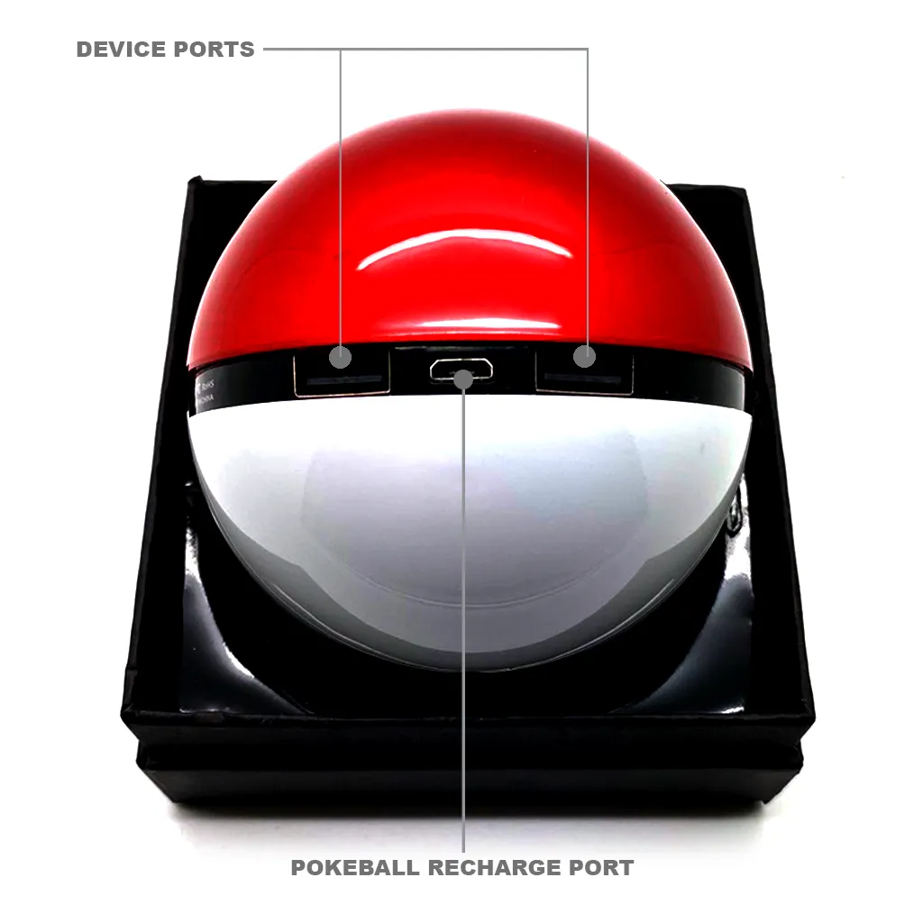 Pokemon Powerbank Pokeball Charger