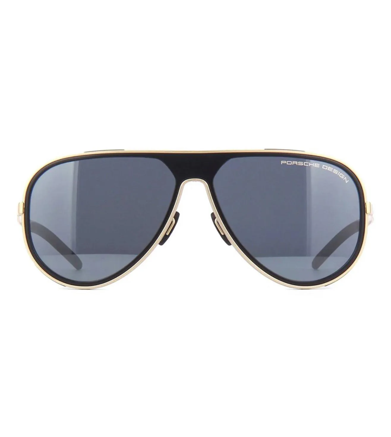 Porsche Design Men's Blue-mirror Square Sunglasses