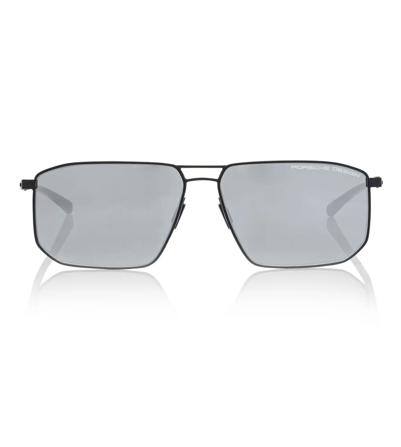 Porsche Design Men's Mercury/Silver-mirrored Aviator Sunglasses