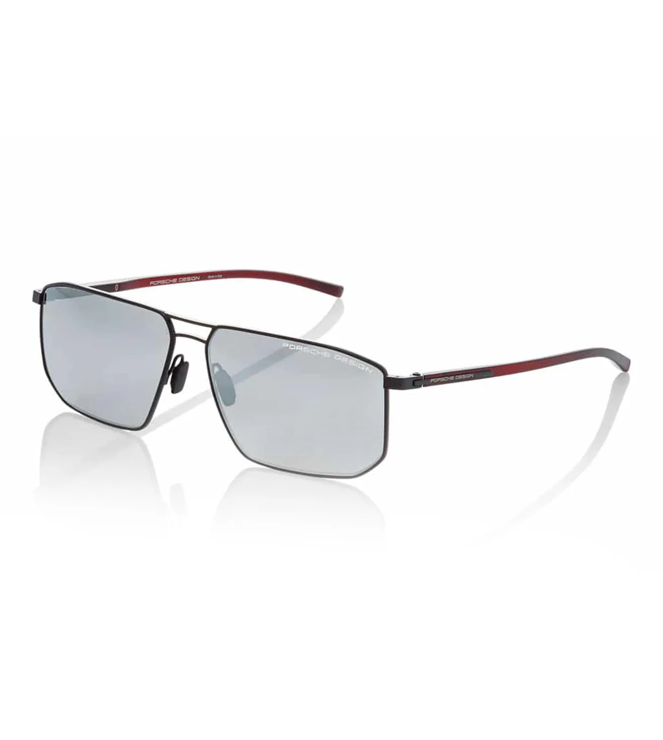 Porsche Design Men's Mercury/Silver-mirrored Aviator Sunglasses