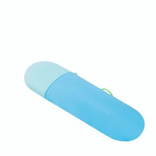 Portable Toothpaste and Toothbrush Case