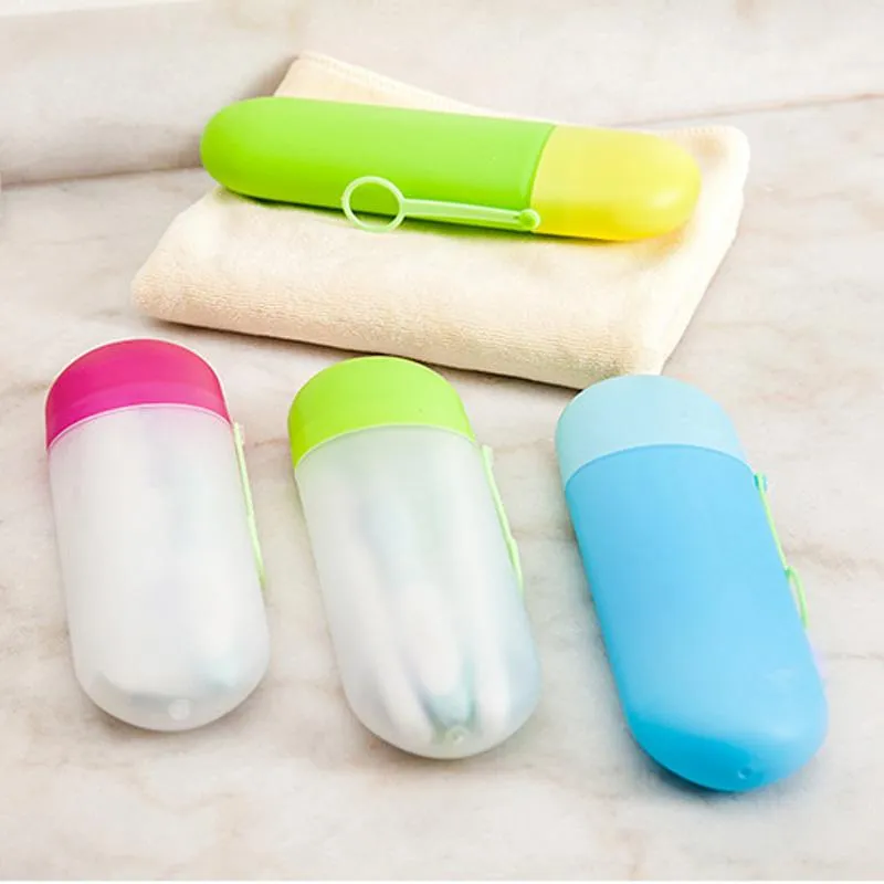 Portable Toothpaste and Toothbrush Case