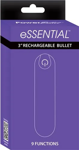 Power Bullet Essential 3.5in Rechargeable Purple