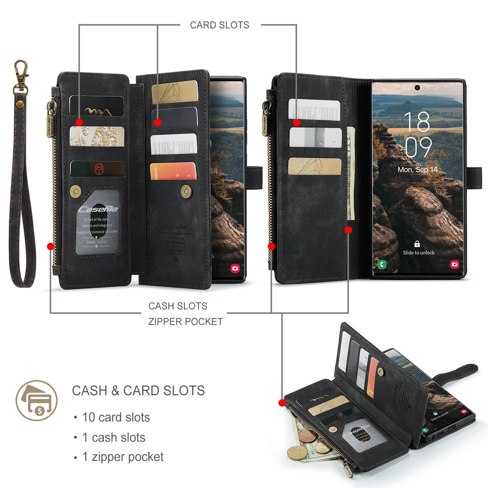 Premium Wallet Case for iPhone